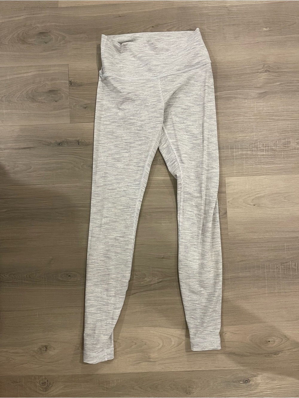 lululemon athletica Heathered Light Gray High-Rise Leggings